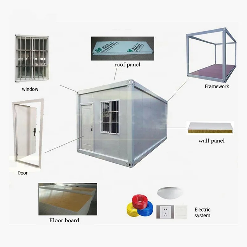 Hot Sale Prefabricated Flat Pack Folding Container House 20 30 Ft Fold Out Container House