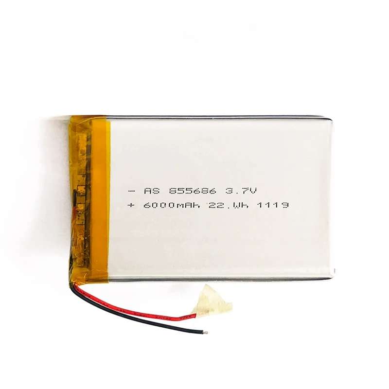 Rechargeable Lithium Polymer Battery Pack 855686 3.7v 6000mAh Lipo Li Polymer Battery for Water Purifier