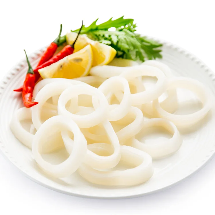 KWS Skinless Squid Rings Squid Rolls Frozen Squid