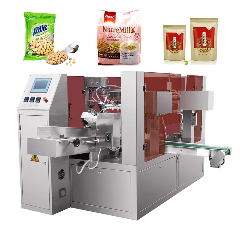 Automatic Premade Pouch Filling Sealing Frozen Food Dumpling Packing Machine