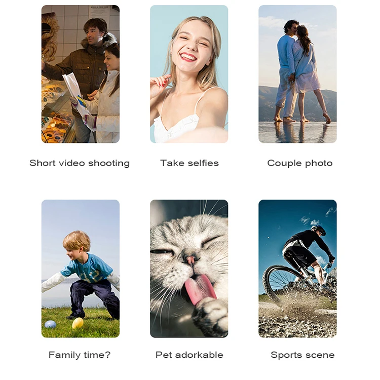 Amazon Best selling auto face tracking 360 degree rotation smart mobile phone holder B6 for selfie live broadcast