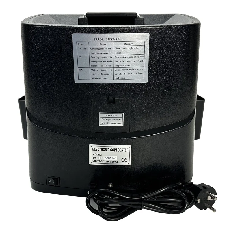 PHP MXN UAH ZAR Coin Counting Machine Calculate Total Value LCD Display Ghana Azerbaijan Georgia GEL Coin Sorter Machines