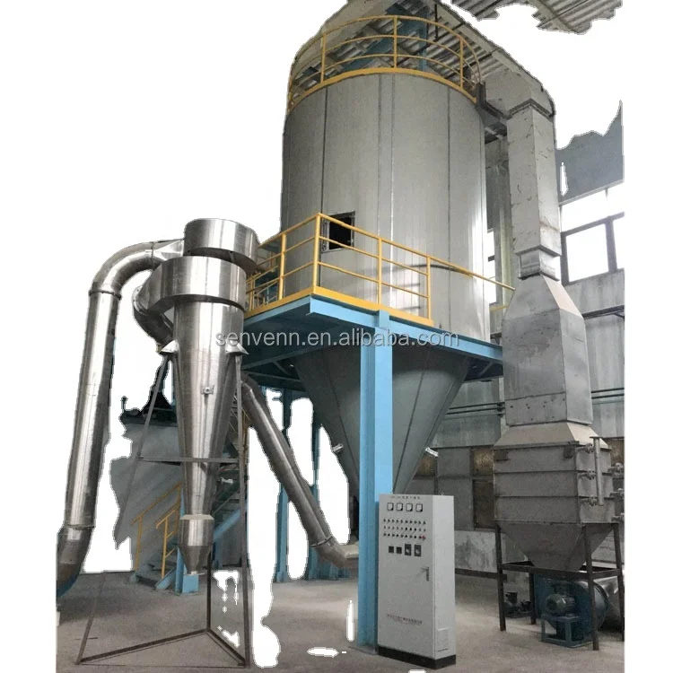 Gelatin and arabic gum powder industrial spray dryer from SenVen