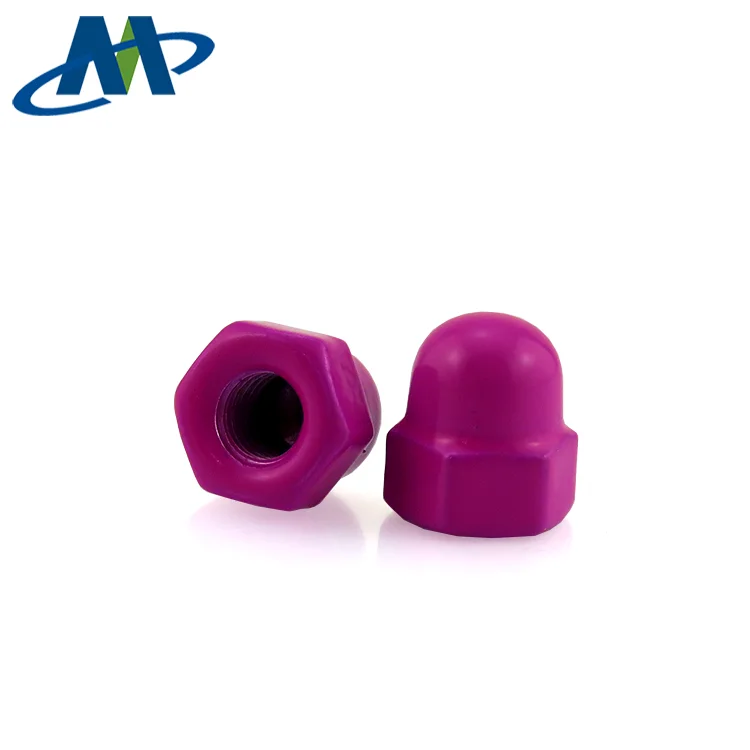 Hot Selling Din1587 Acorn Nuts/ Hex Dome Cap Nuts with Red Color Made in China