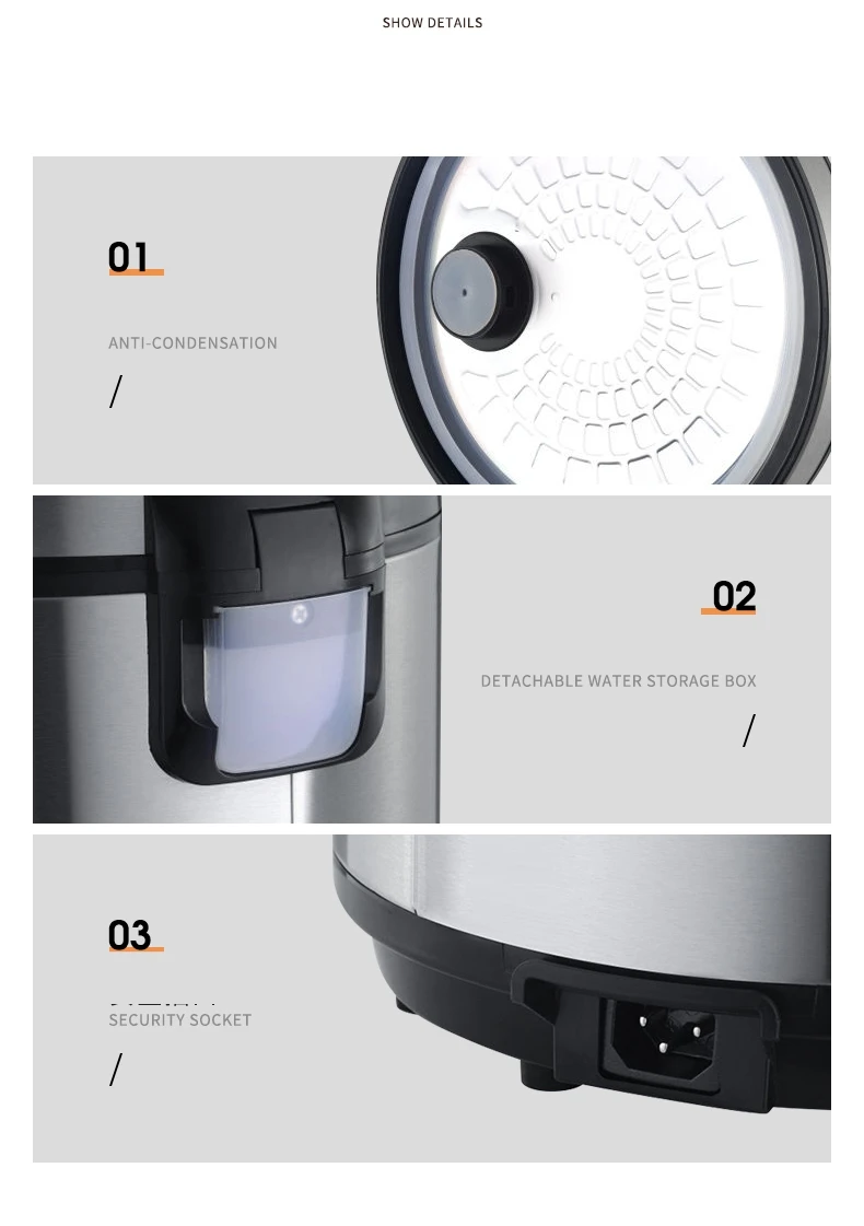 2023 Factory Direct Cook Rice Cooker 2 Liter Cooker for Commercial Use Big Rice Cooker Home Appliance Gift Wholesale