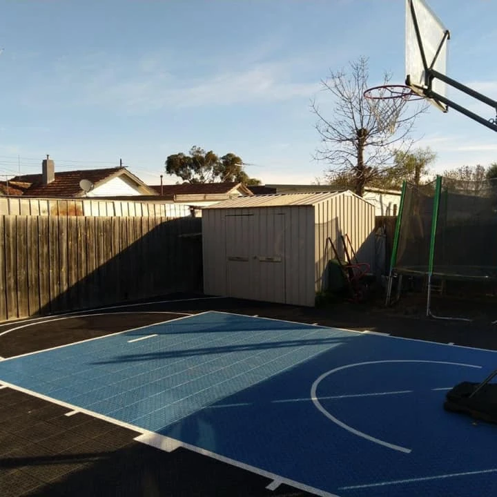 
High cushion outdoor sport basketball court floor/ play mat interlocking tile 