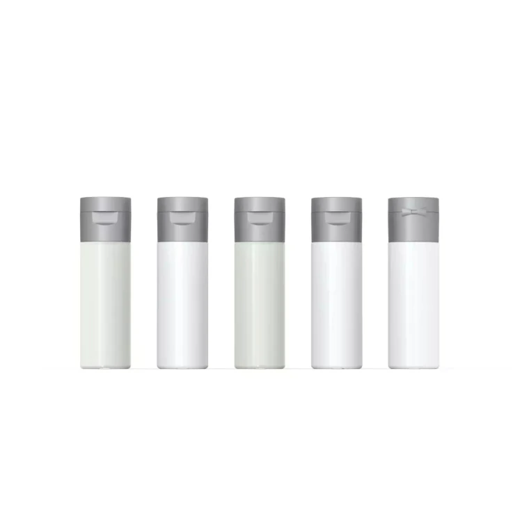 Oem Factory 30ml-39ml Cylindrical Flip Cap Plastic Bottles Shampoo Conditioner Lotion Bottles For Hotel