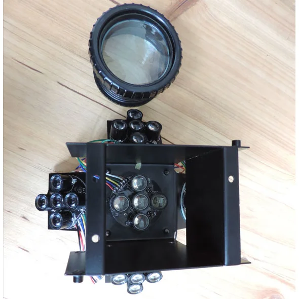 Half circle aspheric pmma led lens 12.5mm with bracket 8 degree