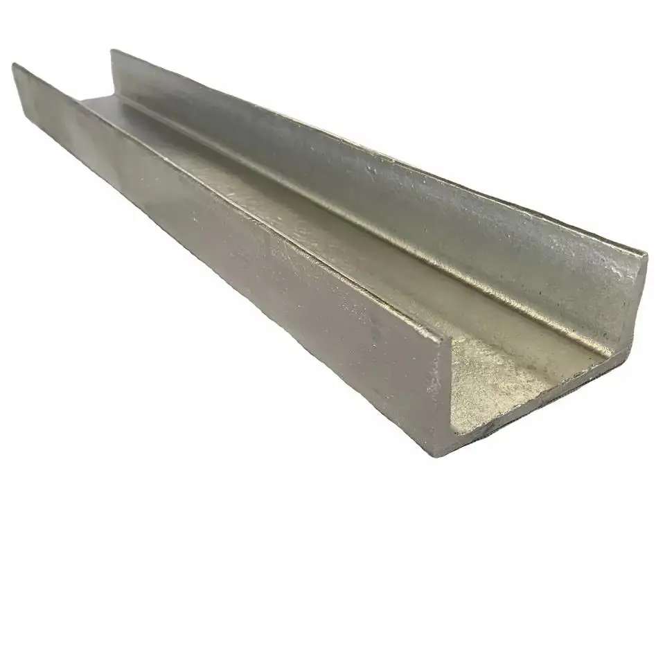 Galvanized Structural Steel Profiles U Shape Steel Channel Customized u/c/z/L profile manufacturer