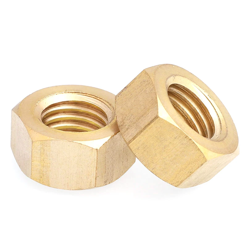 High quality low price brass hexagon nuts