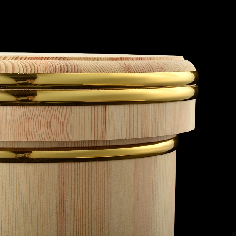 2023 HOT Wooden Cask cover band sushi Rice bucket Insulation barrel Wooden rice tub
