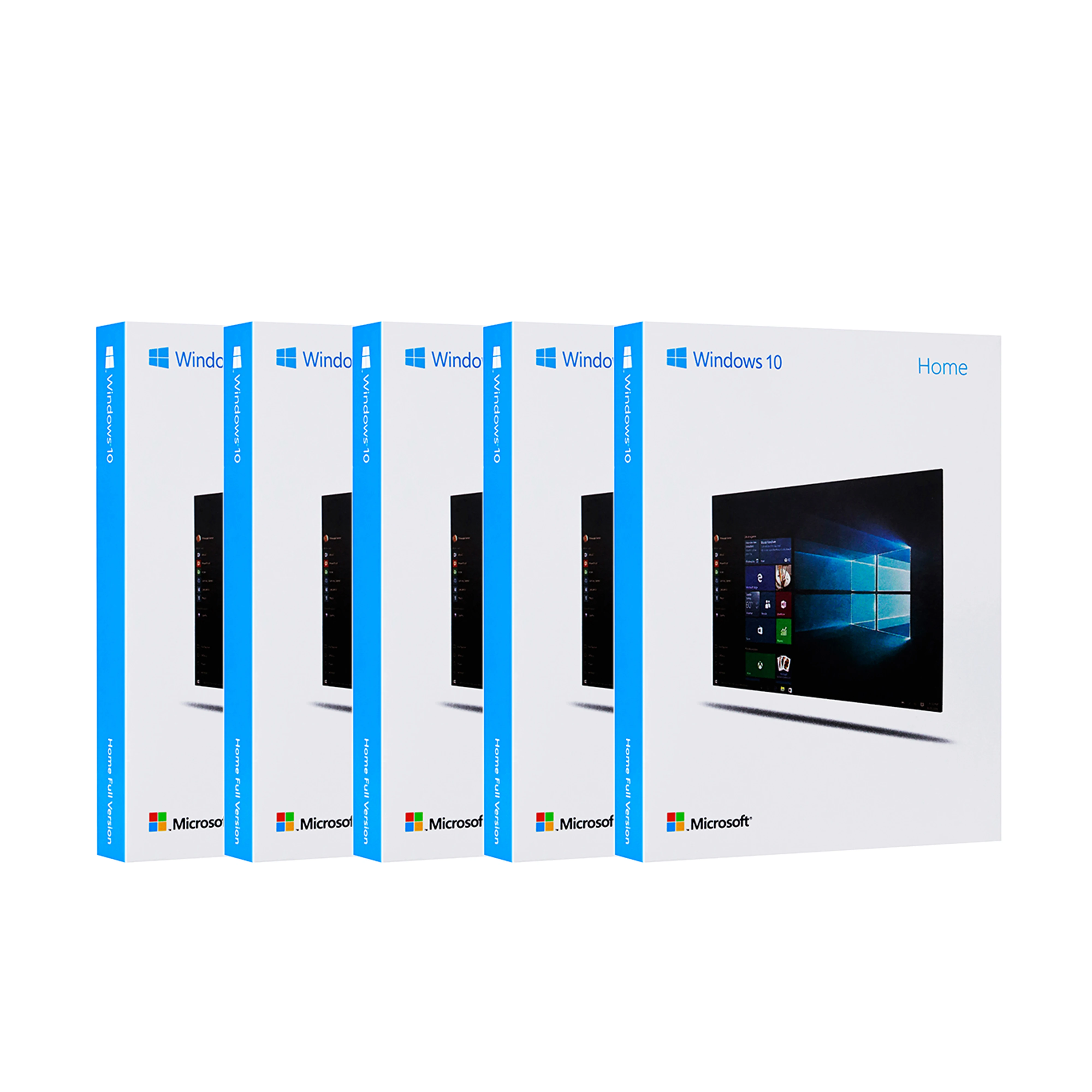 Microsoft Windows 10 Home DVD and License Sticker Key Card for Windows 10 Home download and Activation