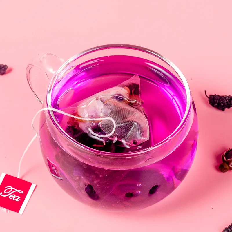 Wholesale health and beauty China fruit flower tea bag selection black goji berry dried rose anti-fatigue tea