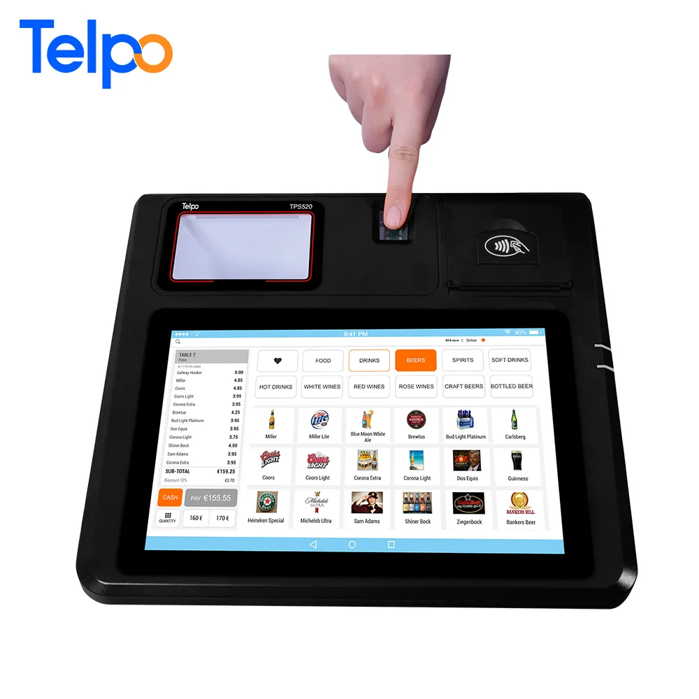 New Generation TPS520 Android 5.1 os Pos Terminal Price With 58mm Printer Thermal Driver