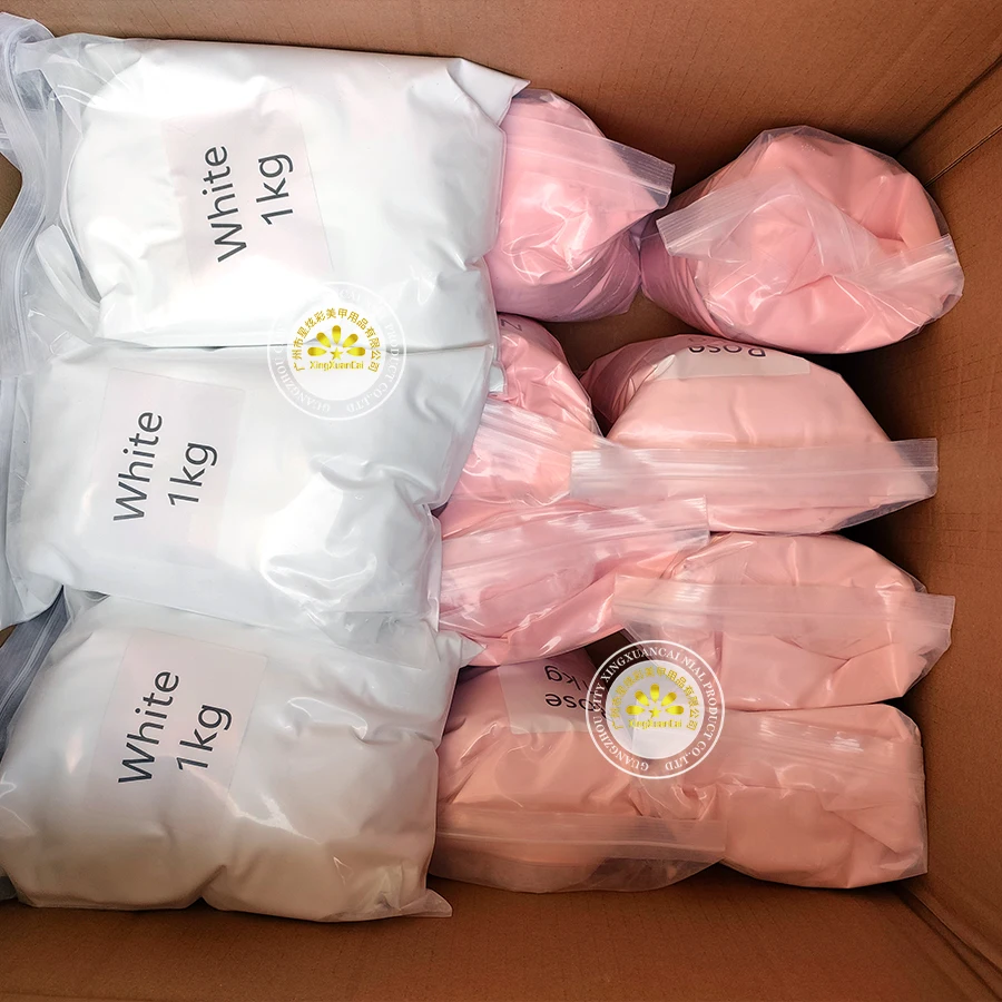 Nail Art Supplies Charms Wholesale High Quality 2 In 1 White Clear Nude Acrylic Powder Set For Professional Nails Monomer Liquid