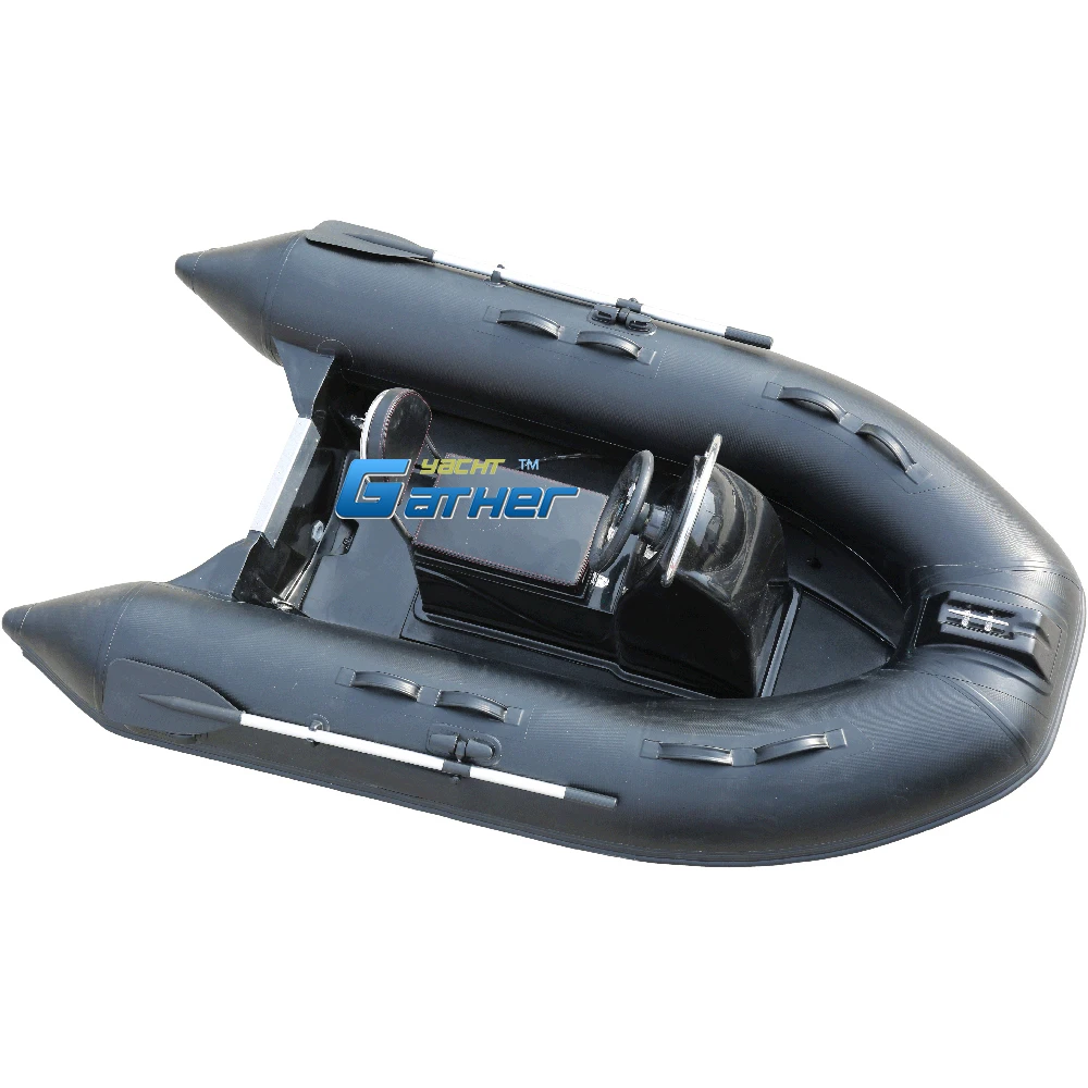 Small Tender 9ft RIB270 Hypalon/PVC Inflatable Boats With fiberglass Rigid Hull