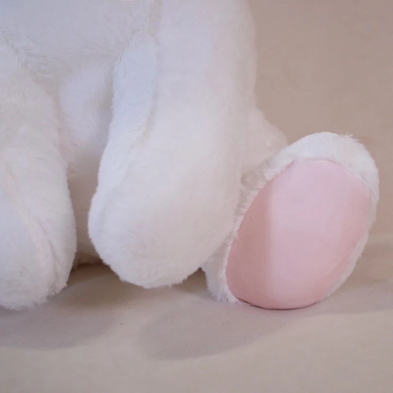 Rabbit plush toy 44cm and 54cm sitting stuffed animals lifelike rabbit custom snow hare plushies gift decor