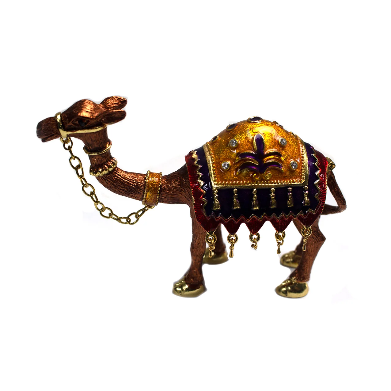 Wholesale Mum baby camel  Enamel  Metal Crafts Ornament Home table  Decoration business party  Gifts  box for jewelry