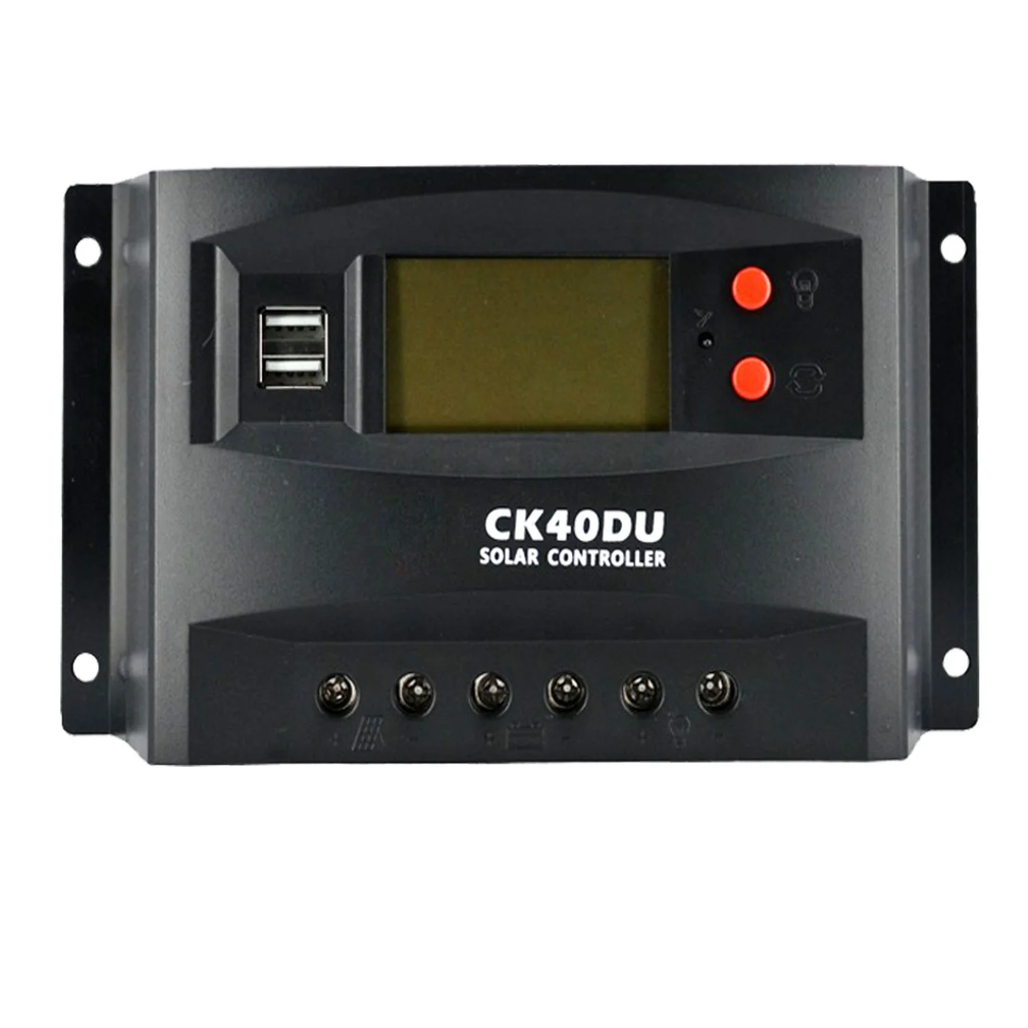 CK30DU-30A 30A-12V/24V auto. PWM Solar Charge Controller Regulator with USB port*2pcs LCD display CE RoHS