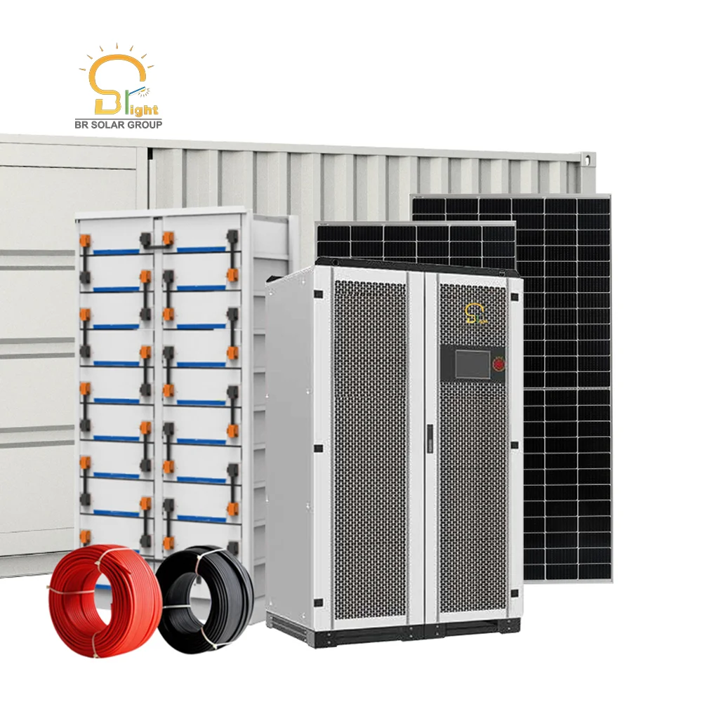 BR Solar lithium battery storage system solar cooling system 1-5 MWh solar energy storage container system