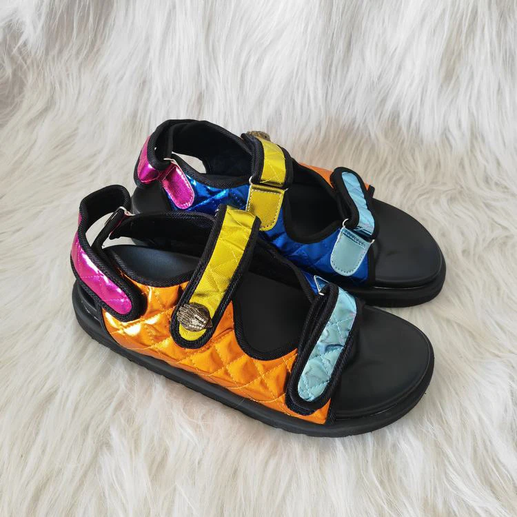 BM0001 New Arrival Eagle Head shoes Hot Sale colorful Sandals Fashion slippers women
