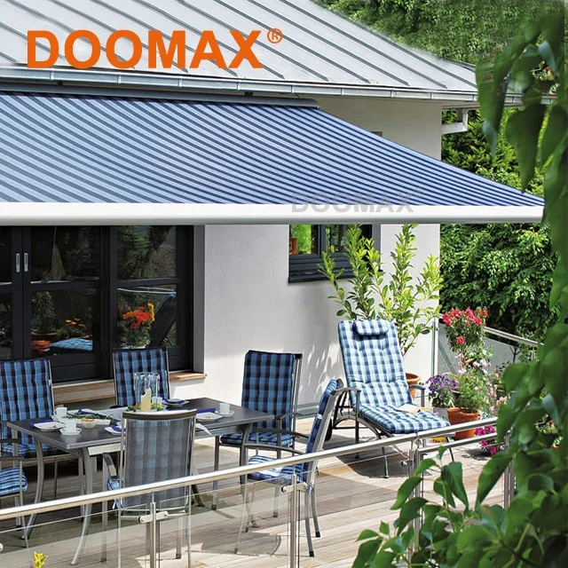 Garden Electric Awning with Automatic Sunshade Canopy