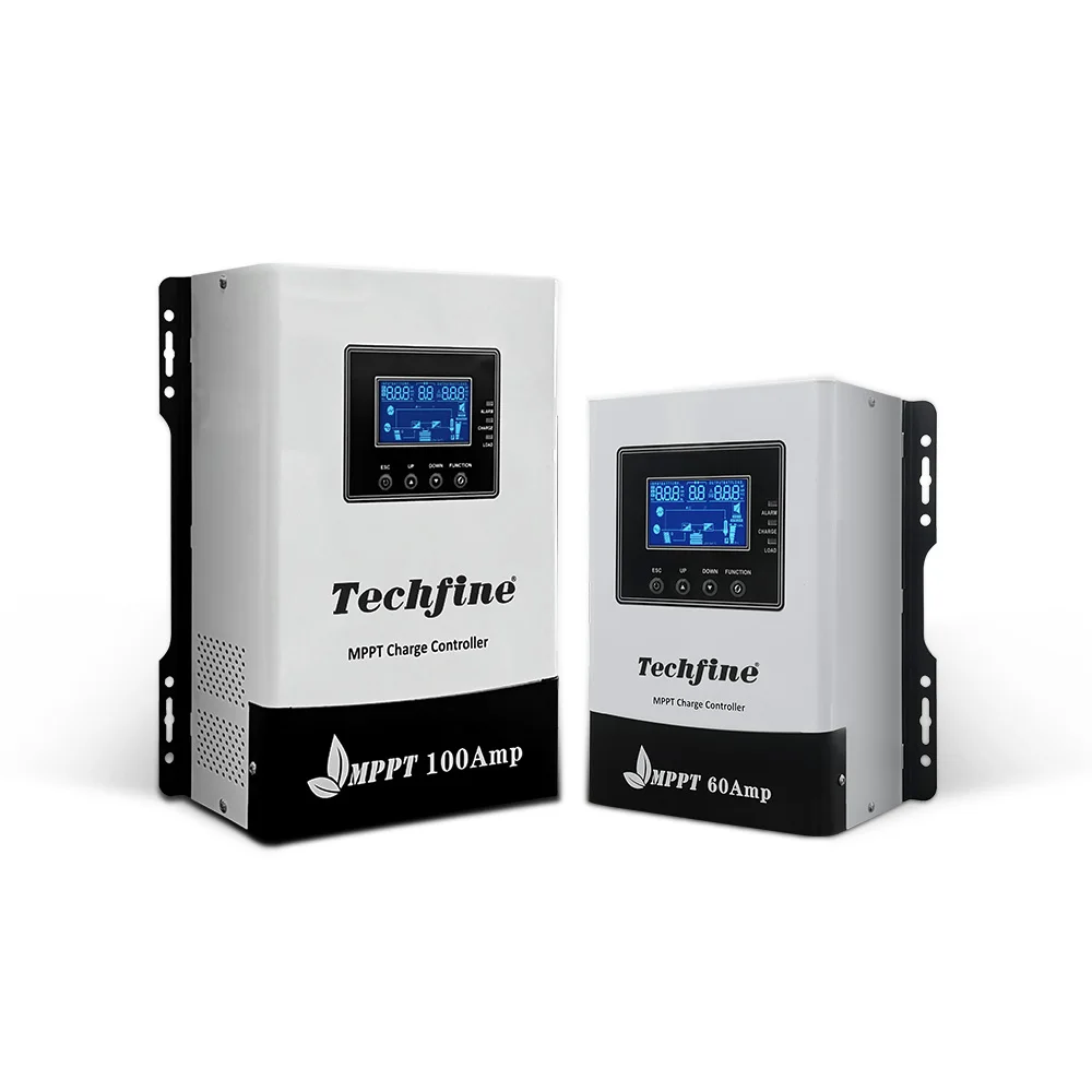 Techfine OEM ODM высокоэффективный Контроллер заряда солнечной батареи 40A 60A 80A 100A контроль Wi-Fi параллельная функция
