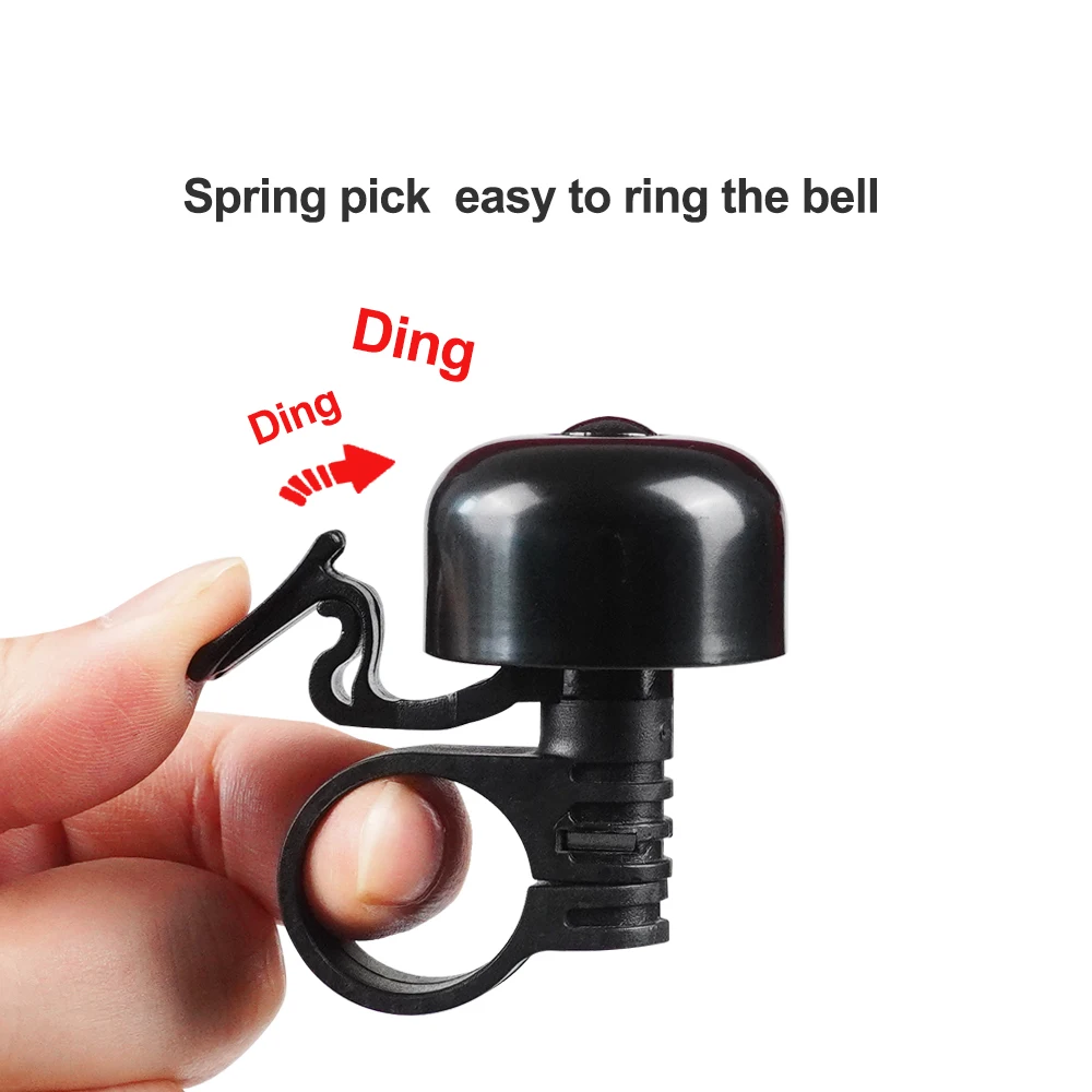 Cheap Mini Bicycle Bell Crisp Loud Bike Bell Alarm Handlebar Bike Bell Ring Riding Accessory