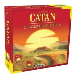 English Version 25th Anniversary Edition Katan Island Fifth Edition Extended Board Game Educational Leisure Toy Game Card