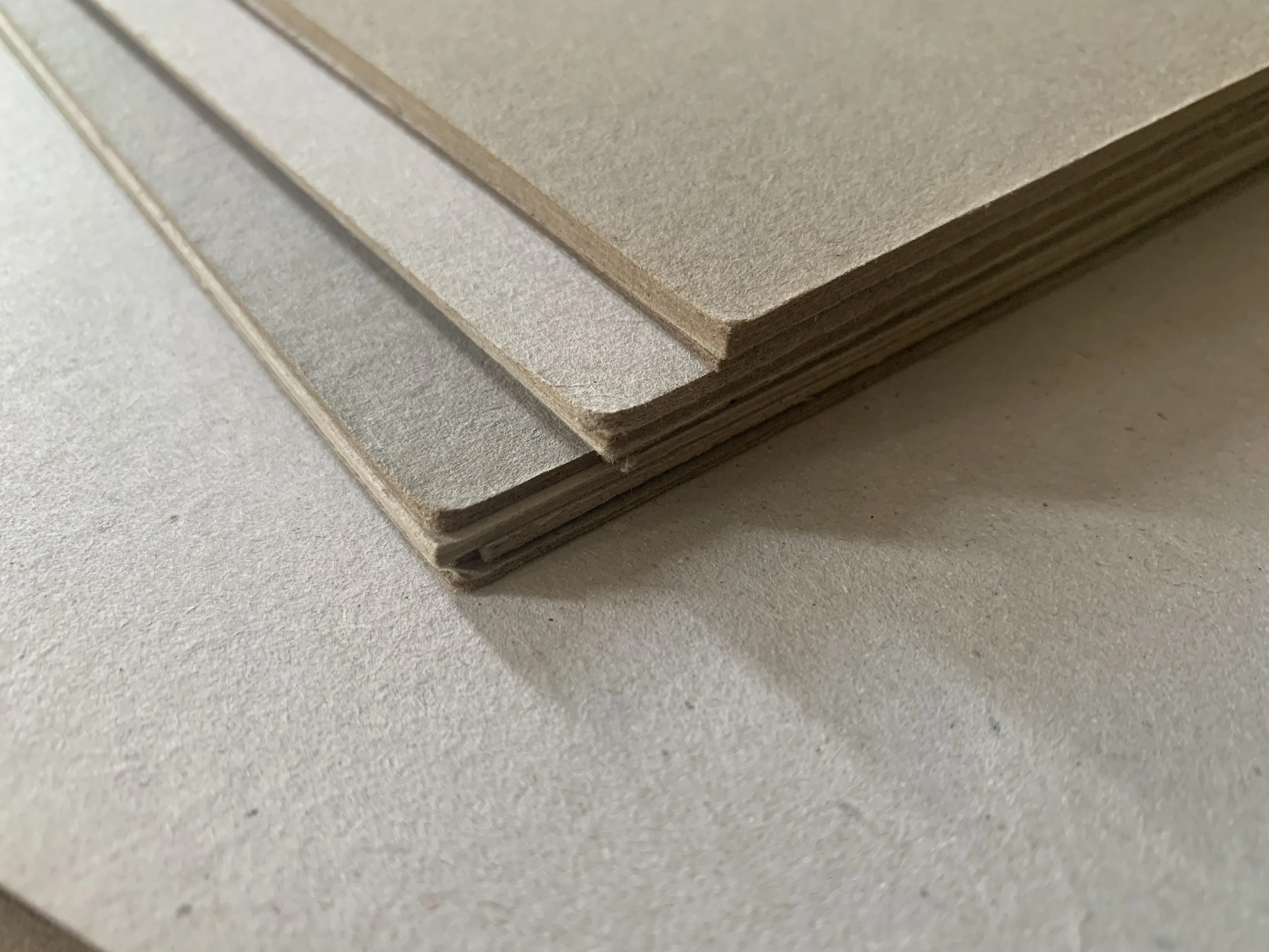 Grey board with duplex surface  Grey Board with Double side Duplex paper 0.3-3mm for packing