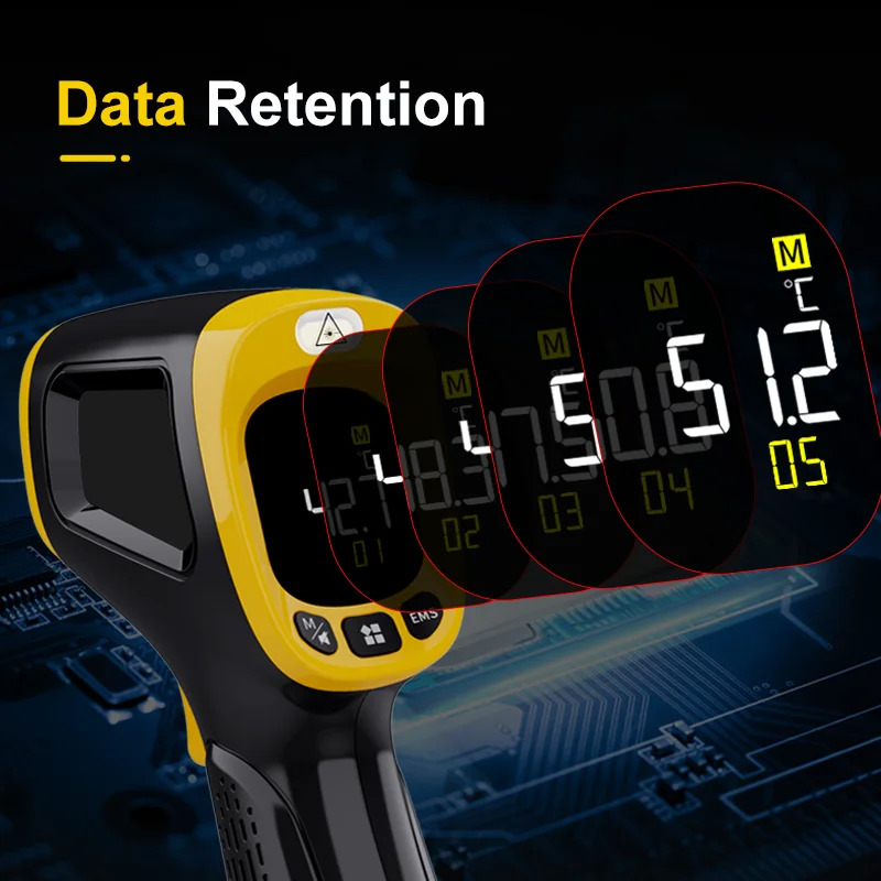 IR Laser Thermometer Digital Non Contact Temperature Gun BBQ Industrial Thermometer Infrared Pyrometer Thermometers For Industry
