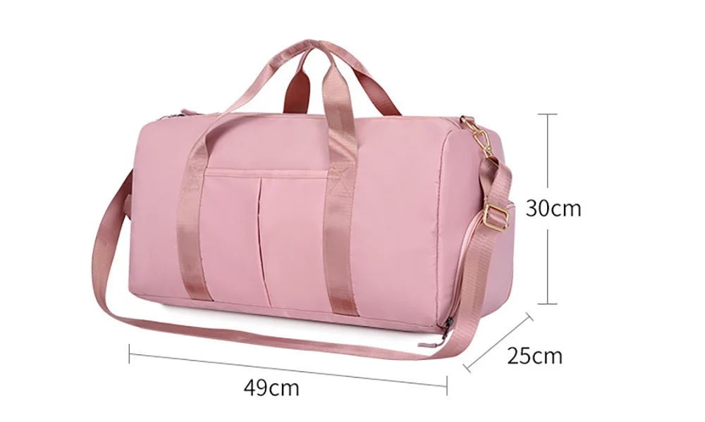 High Quality Oxford Fabric Sports Travelling Waterproof Duffel Travel Bag With Compartment