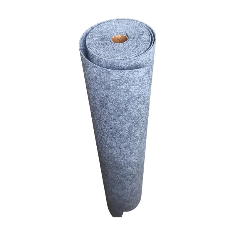 Factory direct sales non-woven felt2mm 3mm grey carpet rugs fleece rolls for runners party Wedding carpet celebration exhibition