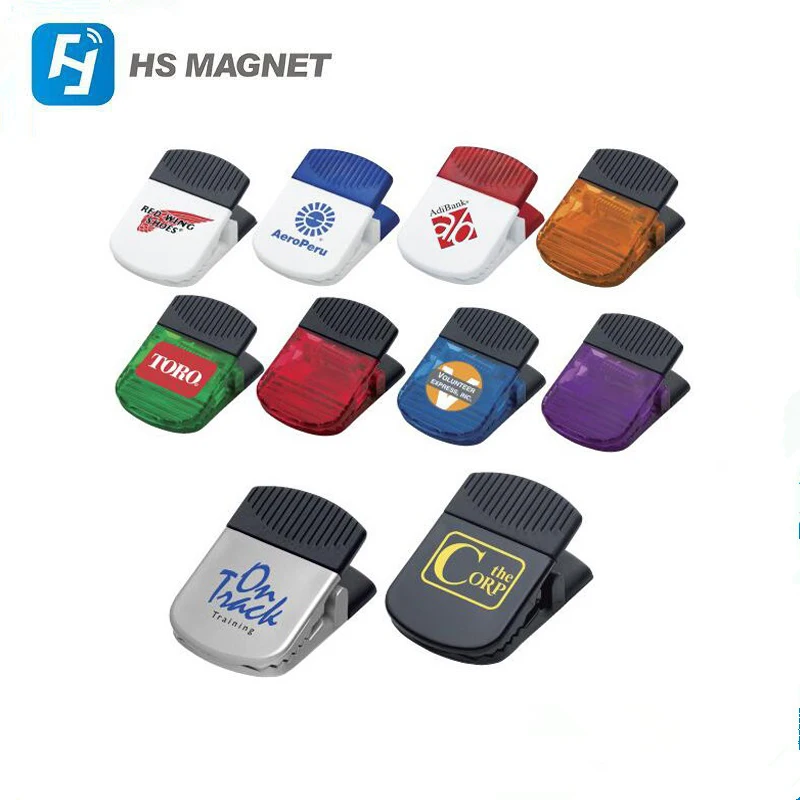 Customized Plastic Magnetic Clips with Rubber Handle