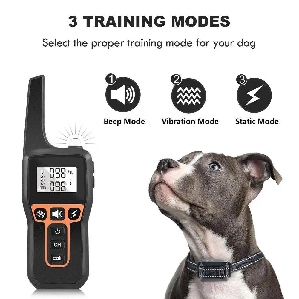 Dog Training Device Hot Sale Stop Barking Dog Shock Repeller Training Anti Bark Control Collar Device