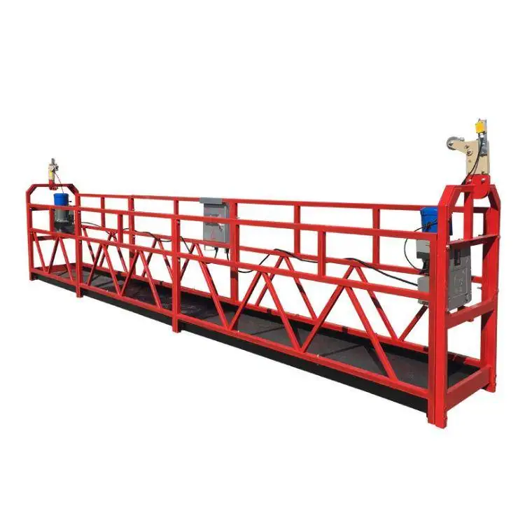 Sale Low Price Building ZLP630 Scaffold Suspended Construction Electric Wire Rope Winch Lifting Platform Maintenance Gondola