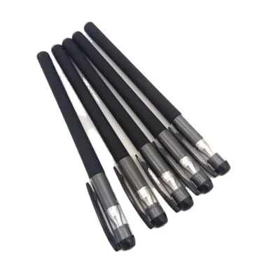 Wholesale Custom Frosted Gel Pen Bullet Carbon Pen 0.5 Signing Pen For Office Business Exams