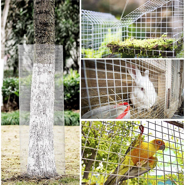 Hot Dipped Galvanized 1/2 inch Welded Wire Mesh 48 x 100 ft 19 Gauge Hardare Cloth