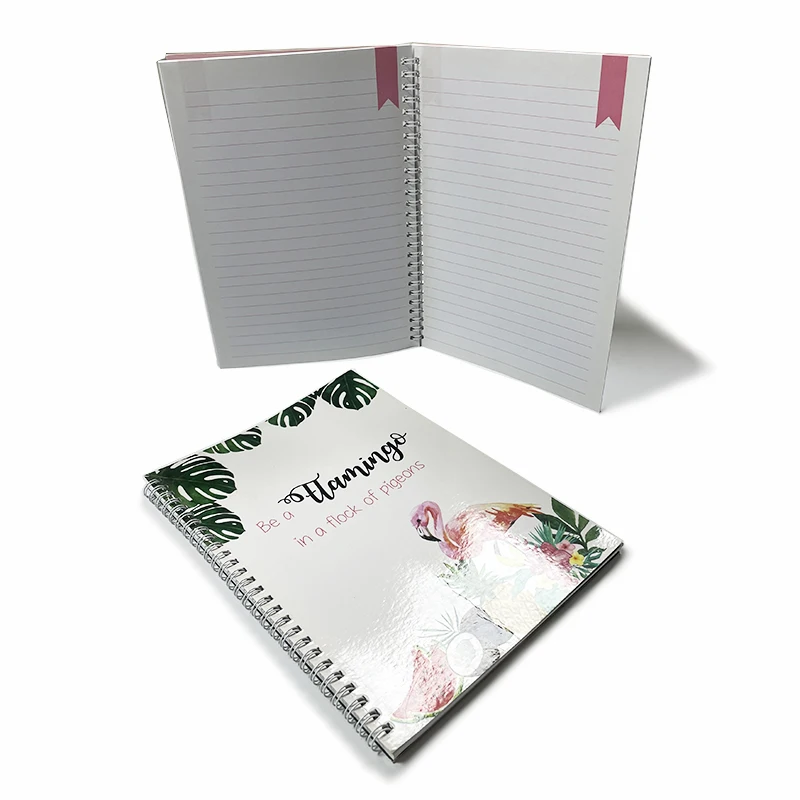 Бесплатный образец спиральный журнал с ручкой школьный блокнот формата А4 студенческий на заказ