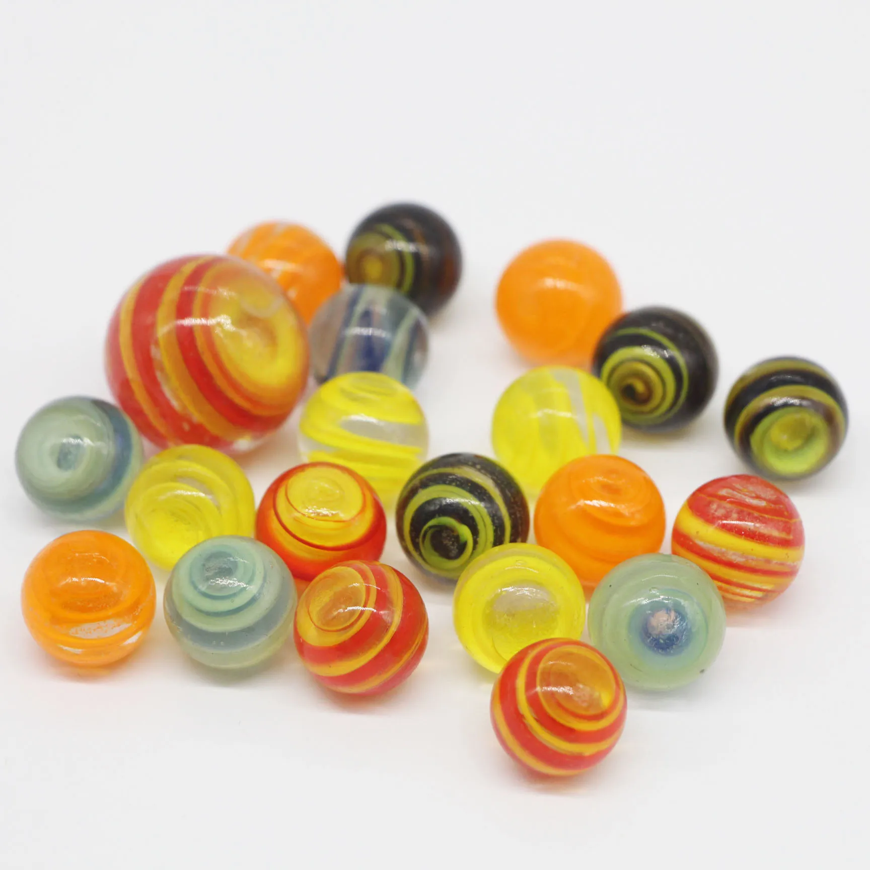 
16mm handmade lampwork glass marbles glass ball children toy mix color 