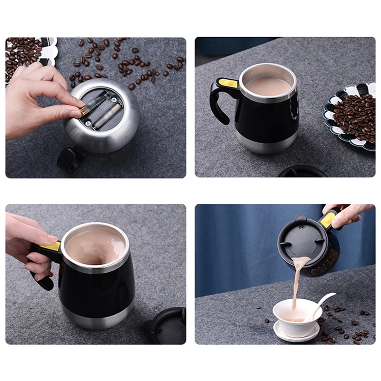New Automatic Self Stirring Magnetic Mug Creative Stainless Steel Coffee Milk Sublimation Lazy Smart Mixer Thermal Cup