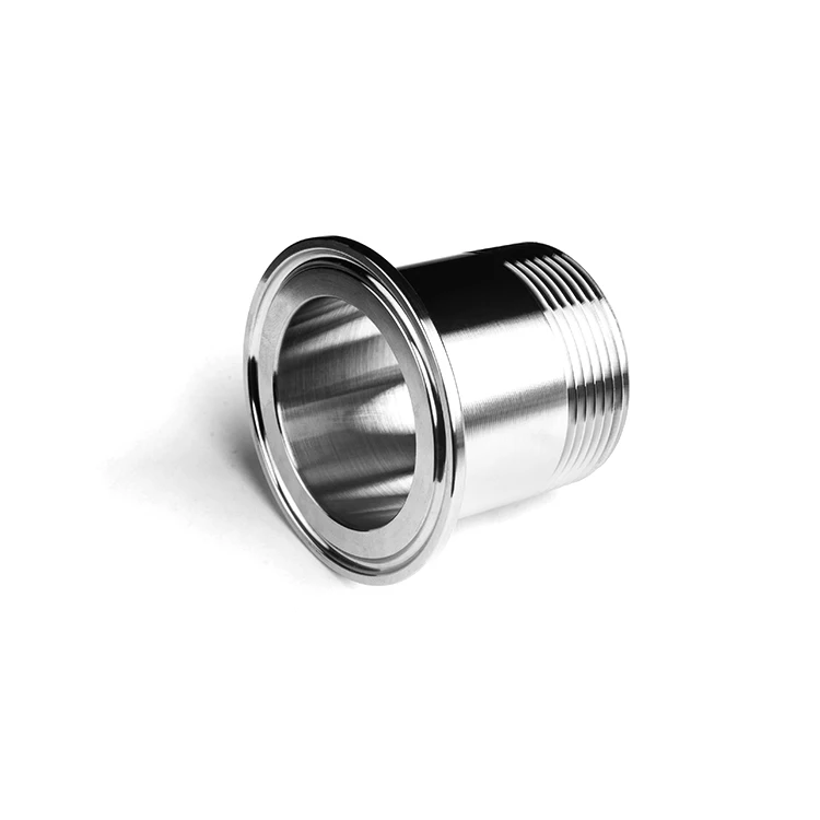 Sanitary Stainless Steel BSP BSPT BSPP Male Female 1/2 NPT Male Ferrule Adapter