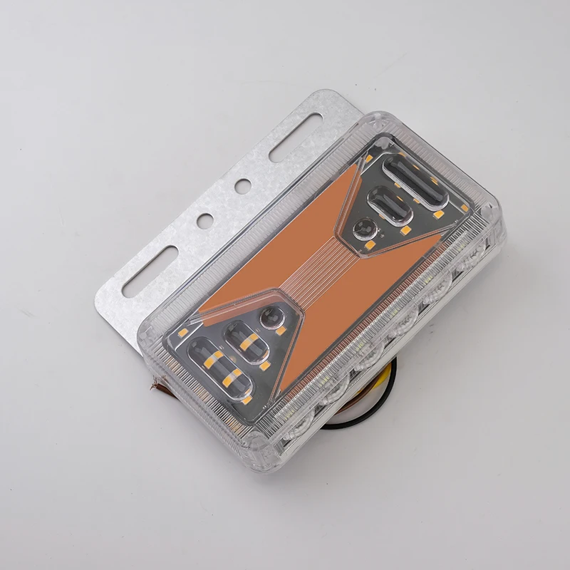 4pcs/set wholesale square heavy truck 12v 24v side led marker lights