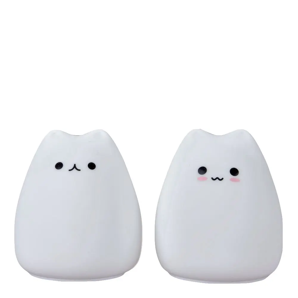 Animal Kids Led Baby Night Light Battery Ce Operated Mini Powered Color Changing Cat Lamp Silica