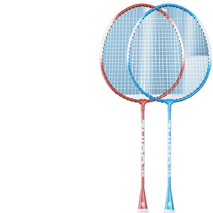 Hot Sale Different Color Customized Logo Wholesale High Quality Aluminum Alloy Badminton Racket