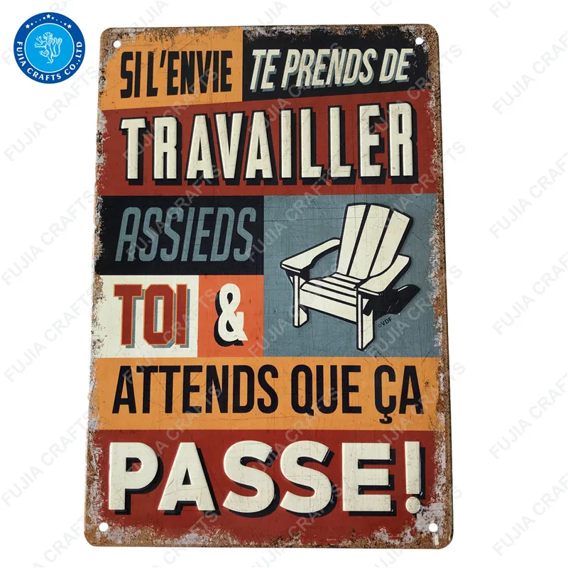 Embossed 3d Metal Signs Tin Metal Sign for Bar Garage Wall Decor