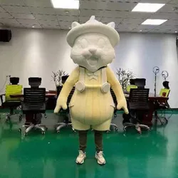 Пользовательский дизайн куклы мультяшный талисман 3D защитный пузырь резьба логотип компании кукла Анимационный Костюм реквизит