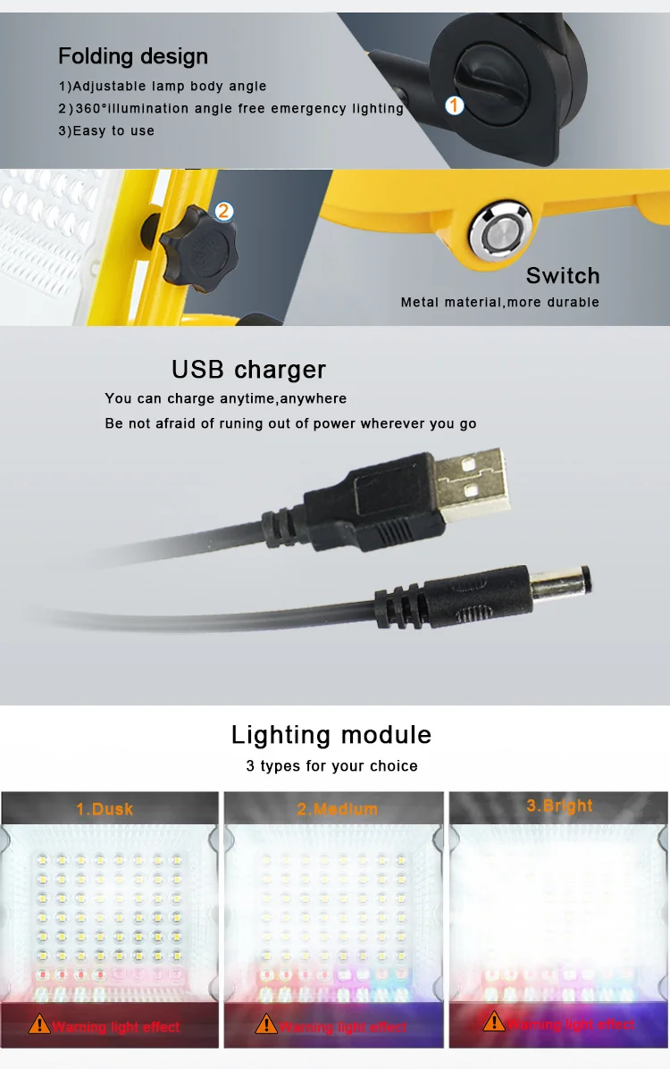 led temporary light