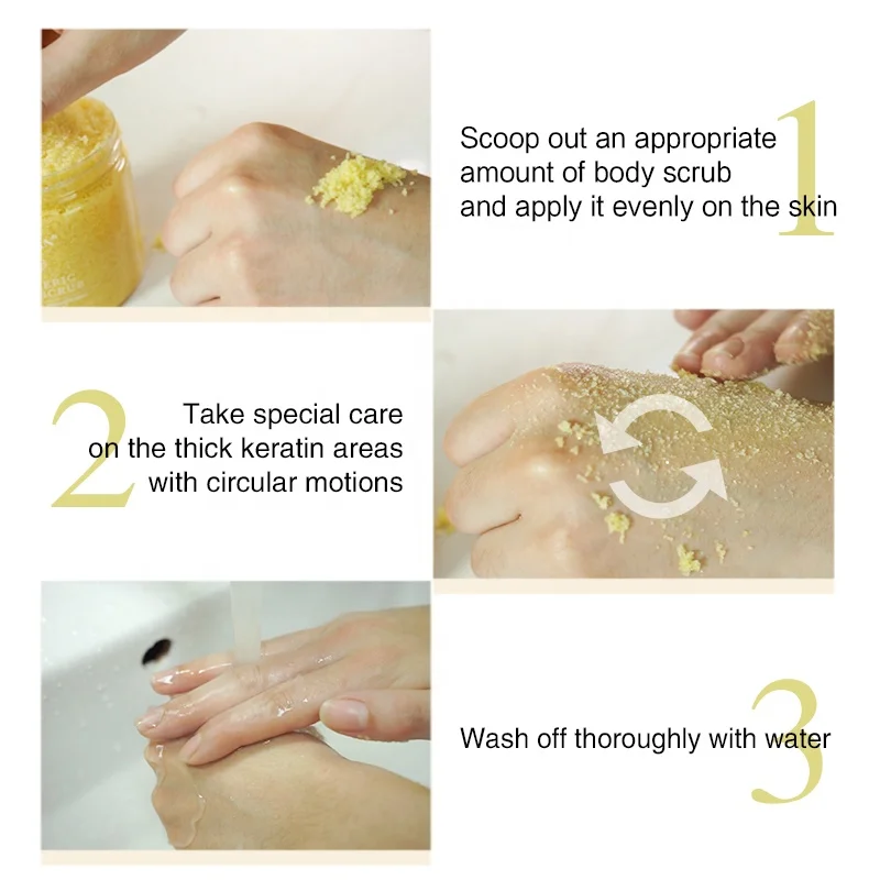 Organic Sugar Scrub Private Label Wholesale Exfoliating Whitening Face Body Scrubs