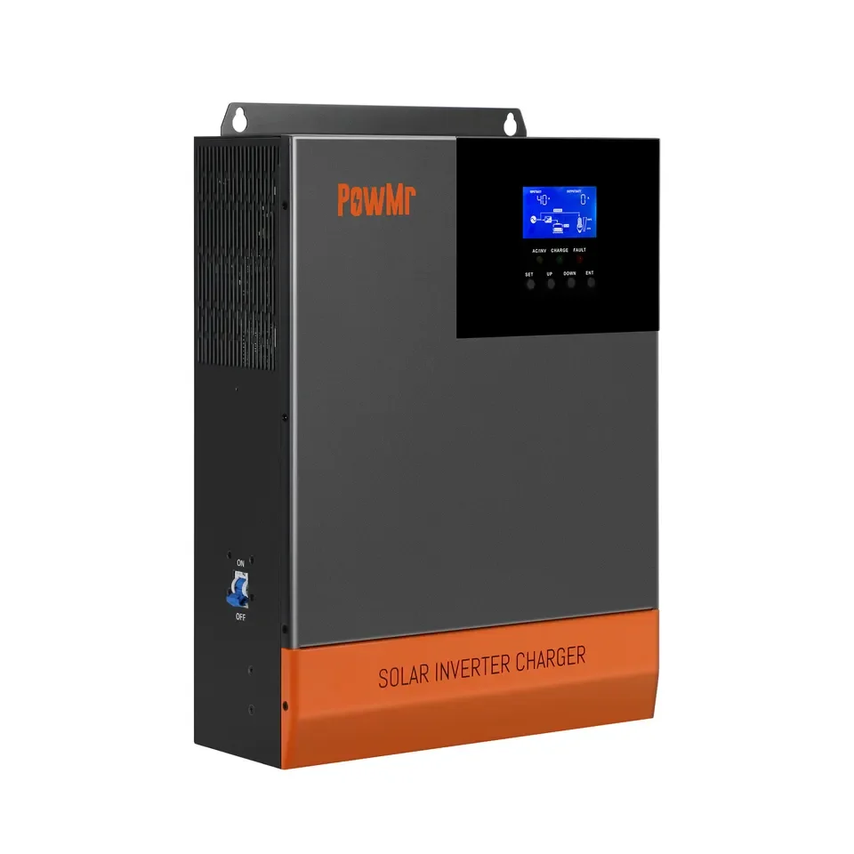 PowMr 5KW 48V PV 500V Pure Sine Wave 5000W MPPT 80A Solar Charge controller hybrid solar charge inverter